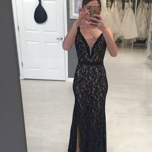 Prom Dress (Navy blue)